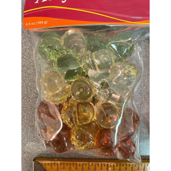 5 New Packs of Acrylic Beads and Decor Acorns and Pumpkins Fall Thanksgiving - Picture 3 of 4